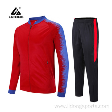 Fashion Long Sleeve Custom Logo Tracksuit Men